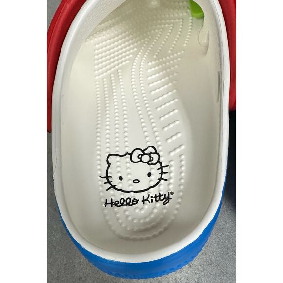 Crocs HELLO KITTY CLASSIC CLOGS Size M7 W9 New with tags 50th anniversary - Picture 4 of 6
